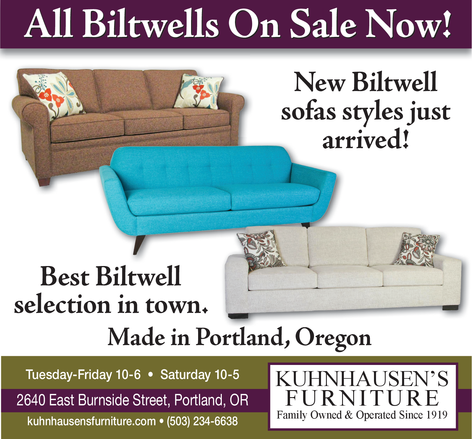 Offer New Biltwell Sofa Set In Portland Or Furniture Biltwell Sofa Set In Portland Or