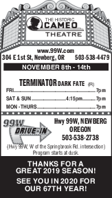 Scary Stories In Newberg Or Movie Theaters Cameo Theatre
