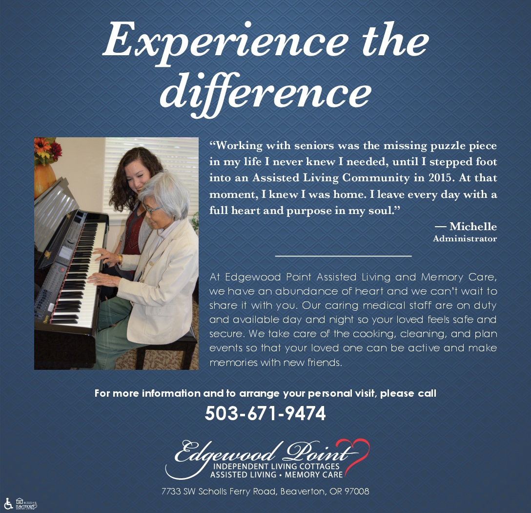 Independent Living Cottages Available In Beaverton Or Assisted