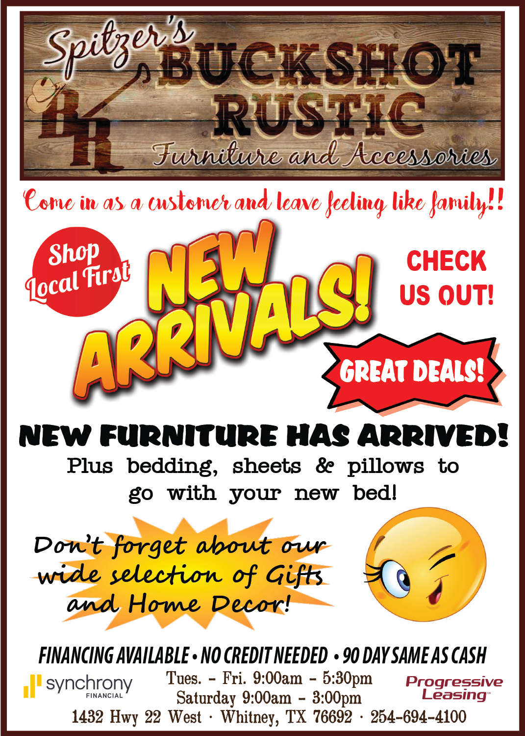 New Furniture Has Arrived In Whitney Tx Furniture Buckshot