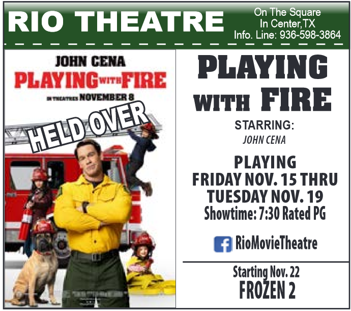 Watch Playing With Fire Movie In Center Tx Movie Theaters Rio