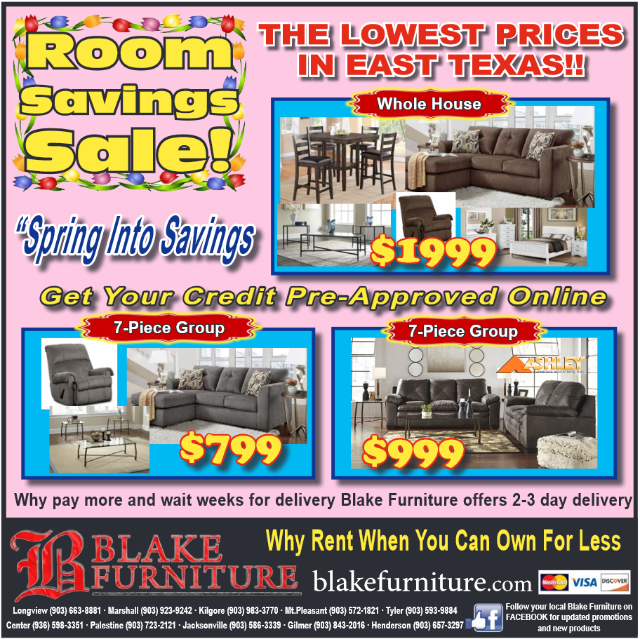 Room Savings Sale In Center Tx Furniture Blake Furniture Center