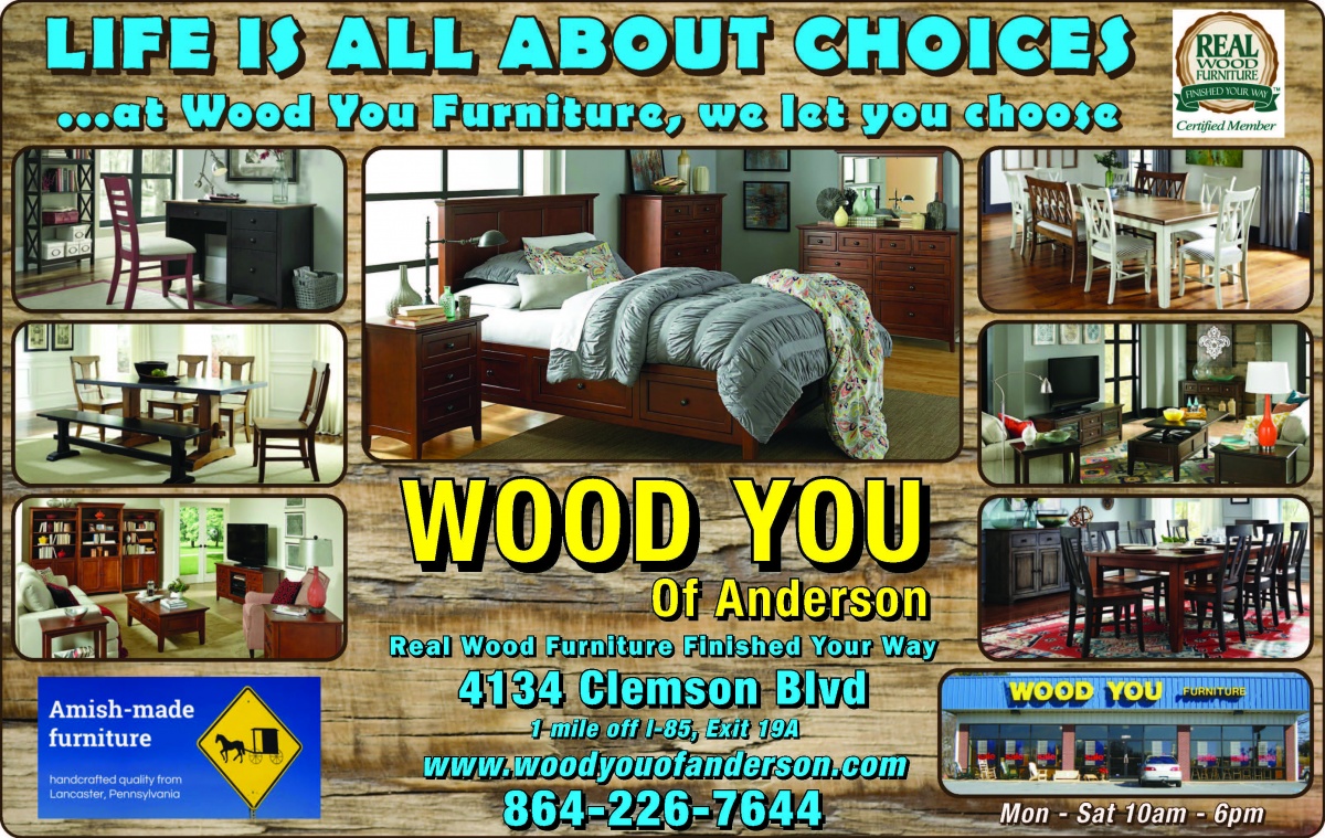 Real Wood Furniture Finished Your Way Anderson South Carolina