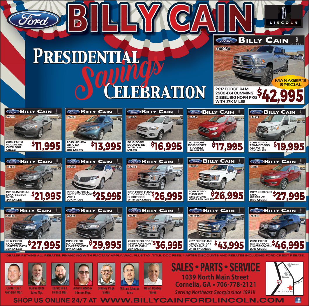 Billy Cain Ford - Greatest Ford