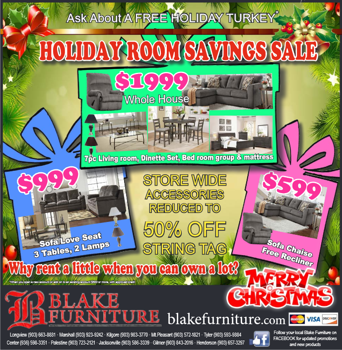 Holiday Room Savings Sale In Longview Tx Furniture Blake Furniture
