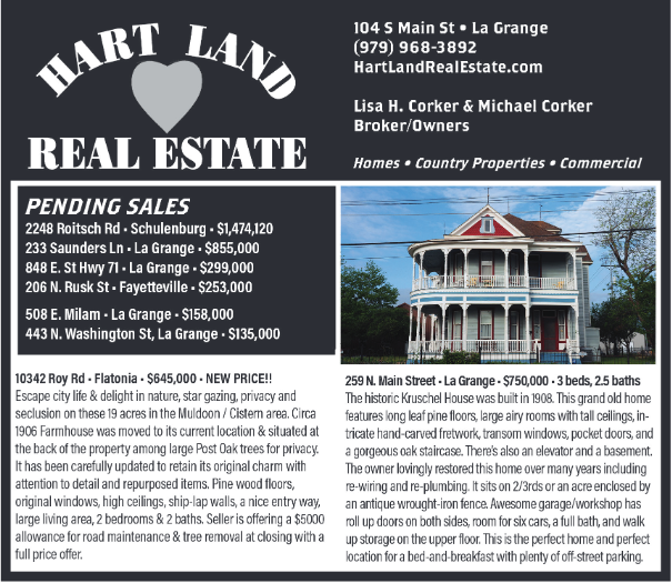 Offer New Properties in La Grange, TX, Real Estate Listings