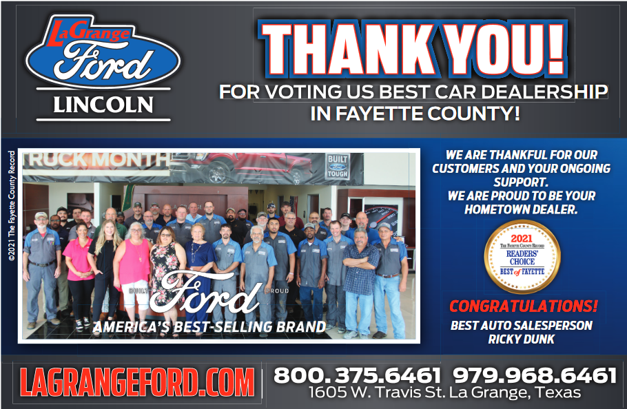 Voted Best Car Dealership in La Grange, TX, Auto Dealerships La