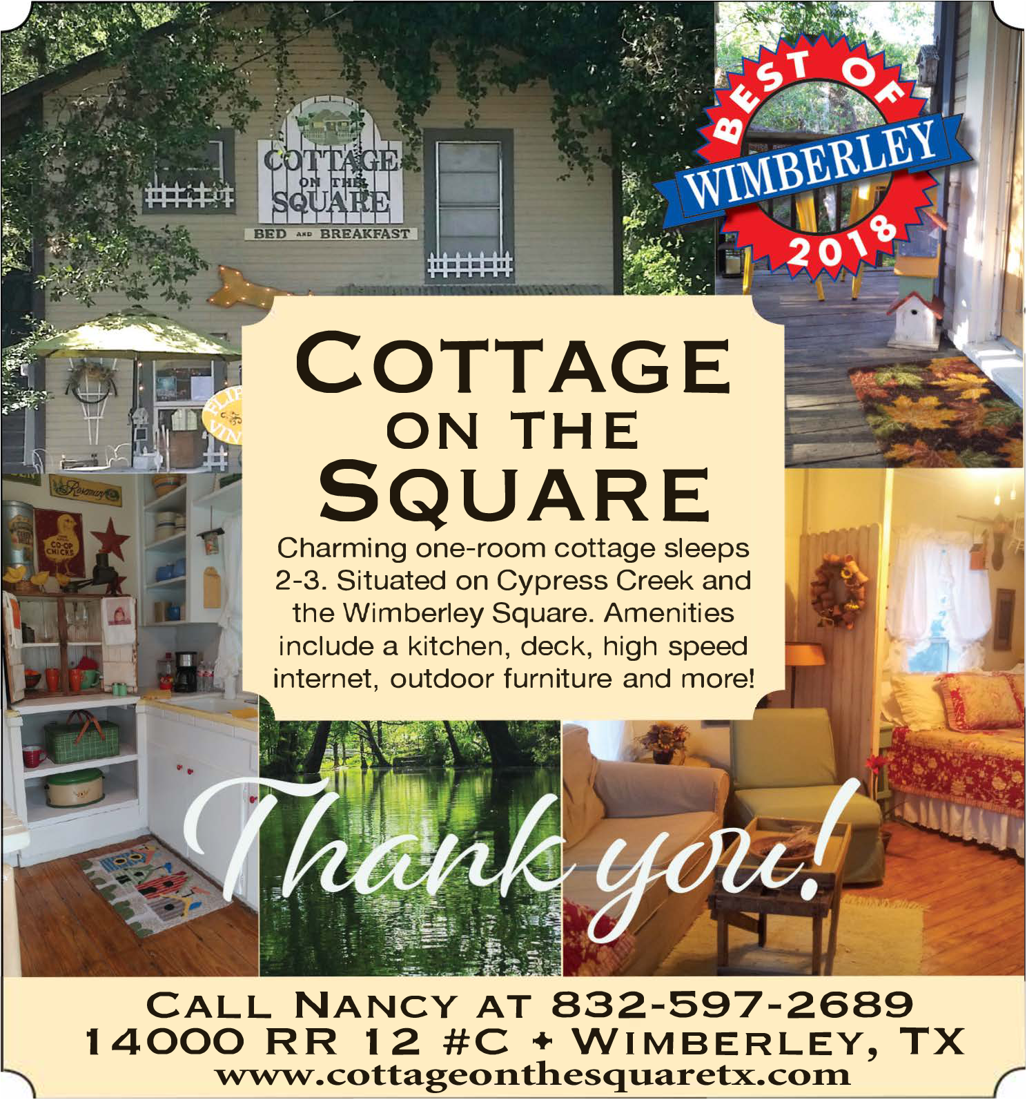 Best Of Wimberley 2018 Award In Wimberley Tx Furniture Cottage