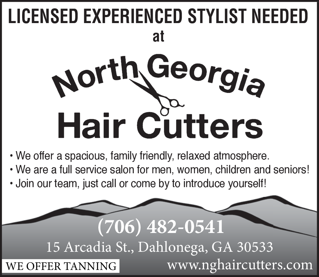 Licensed Experienced Stylist Required In Dahlonega Ga Hair Salon