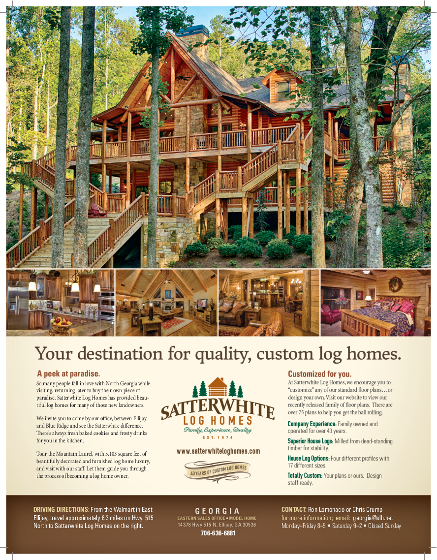 Beautiful Log Homes For New Landowners In Ellijay Ga Real Estate